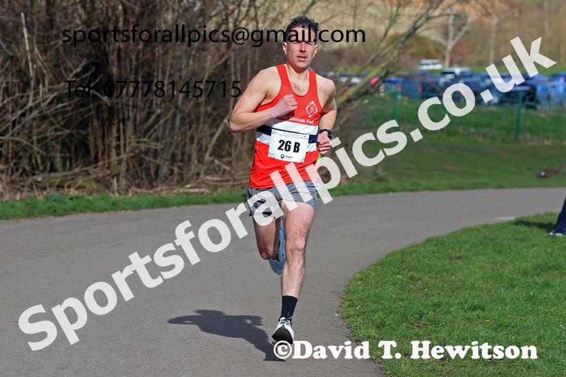 Senior Mens 2026 NECAA Royal Signals Road Relays, Hetton Lyons Country Park, Hetton le Hole. Photo: David T. Hewitson/Sports for All Pics